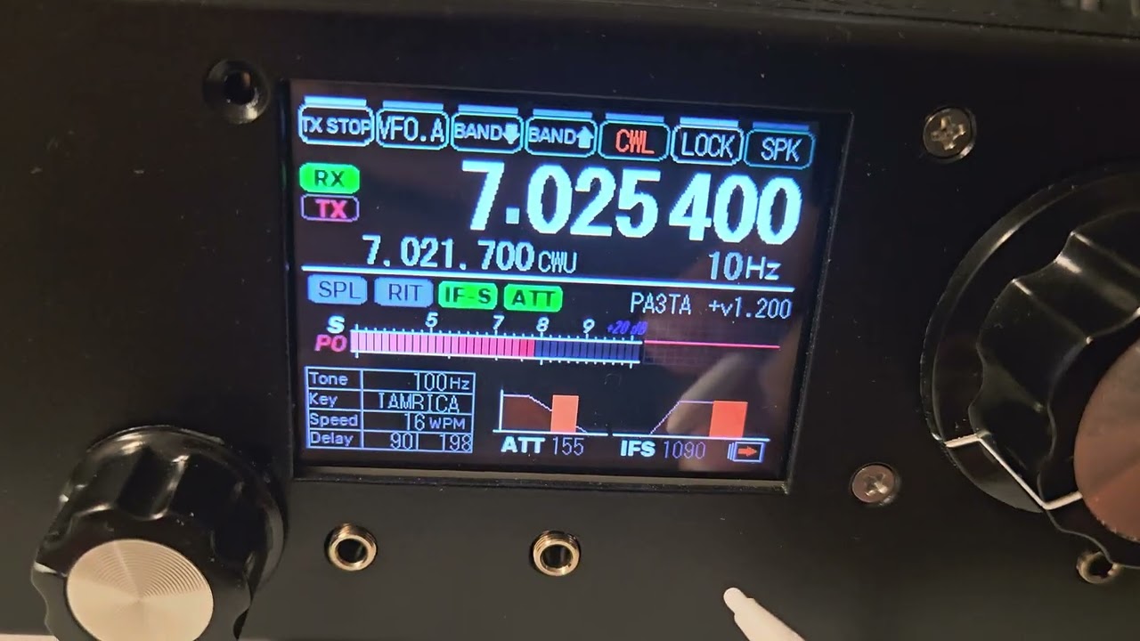 uBITX v6 , IF shift dla CW