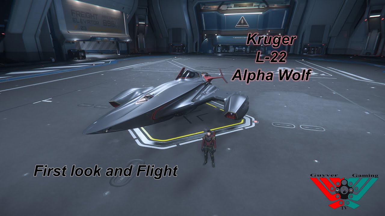 Star Citizen ¦ Kruger L 22 Alpha Wolf First look and Flight