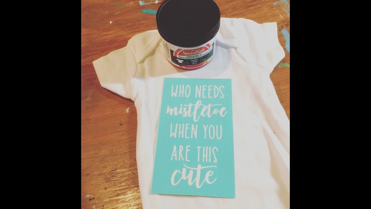 Chalk Couture on Fabric | Using Speedball Fabric Ink