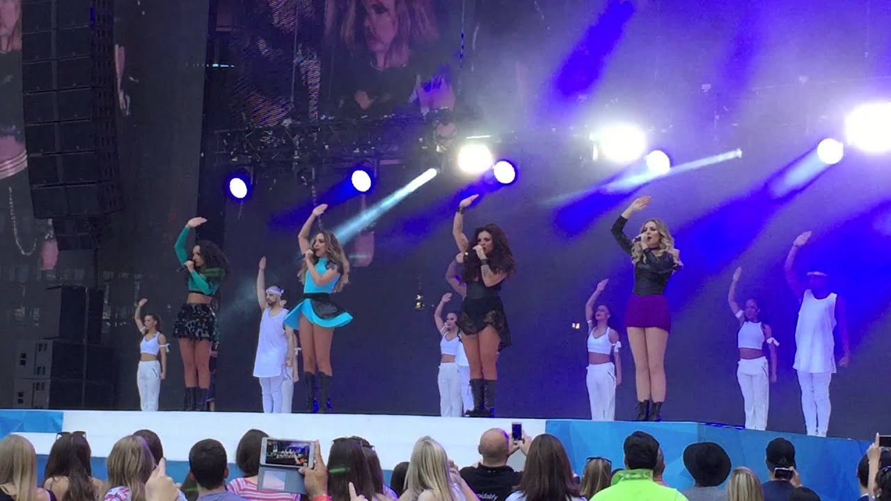 Little Mix Performing Salute