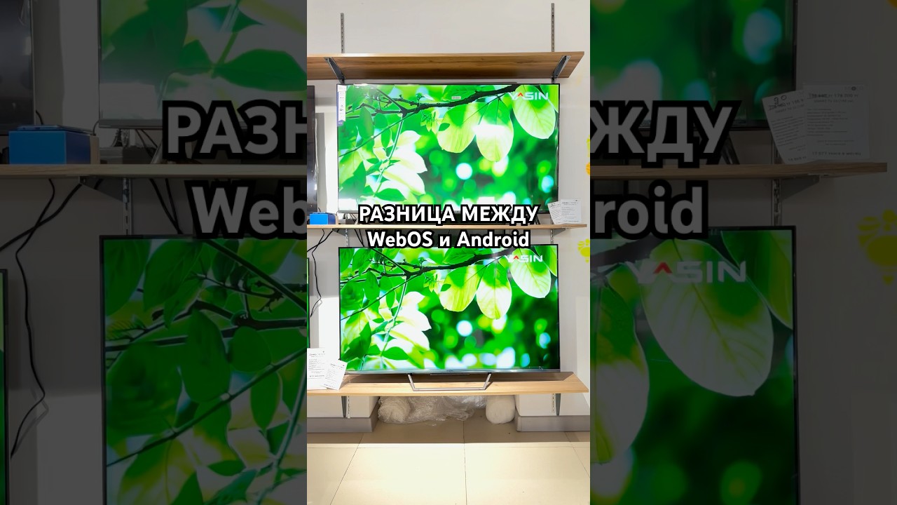 WebOS или Android TV? #телевизорыастана #смарттвастана #доставкателевизоров