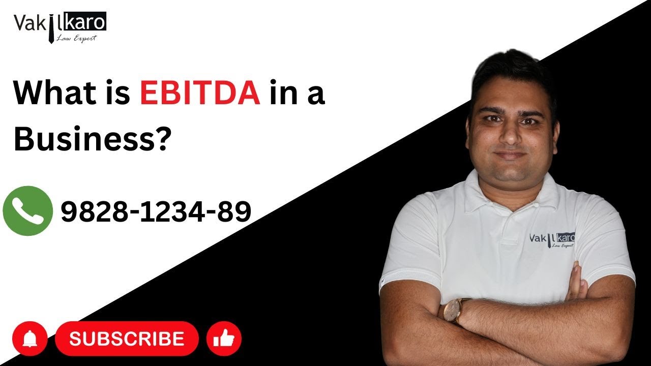 What is EBITDA in a Business ? #youtube #vakilkaro #BusinessFinance