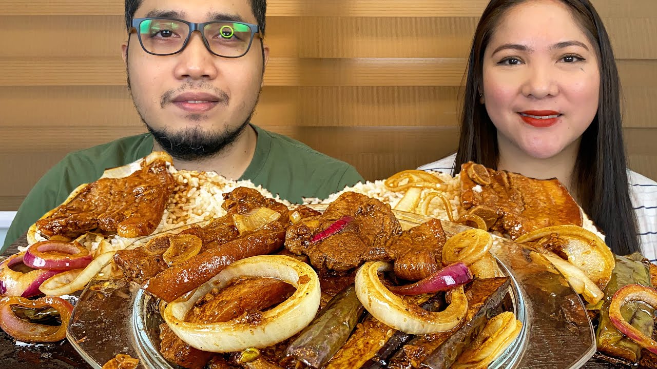 Pork Liempo Bistek Mukbang