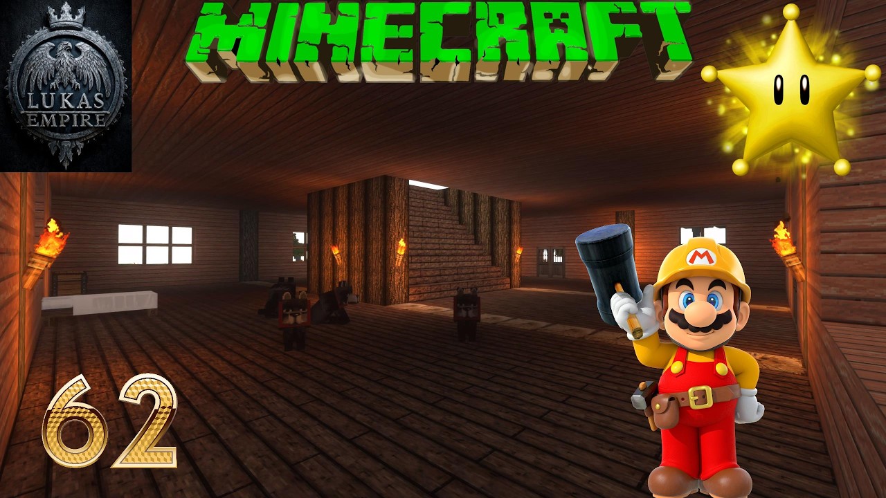 Let´s Play Minecraft 🌳🌴062 Der Weg zum Dachboden und Keilerei mit den Monster und Bäume sind Träume