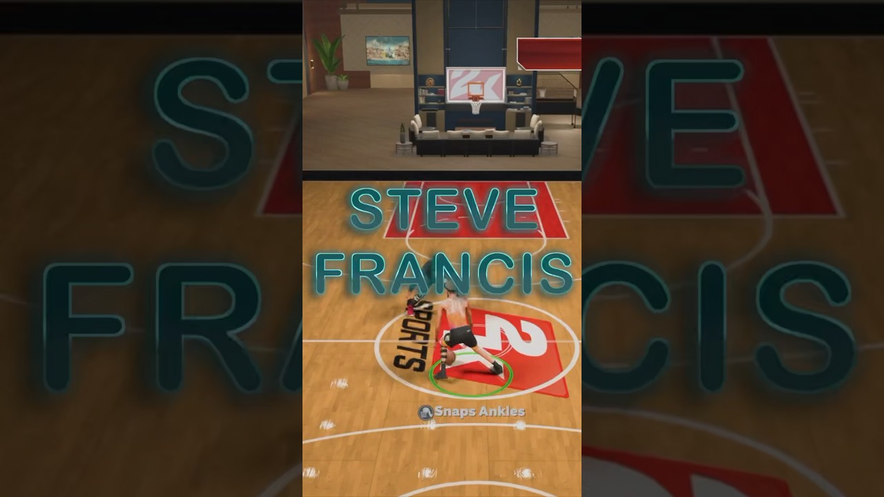 САМЫЙ ПРОСТОЙ РУКОВОДСТВО ПО СПАМ-УРОКУ Стива Фрэнсиса! #nba2k23 #2k23 #currentgen #bestbuild2k23