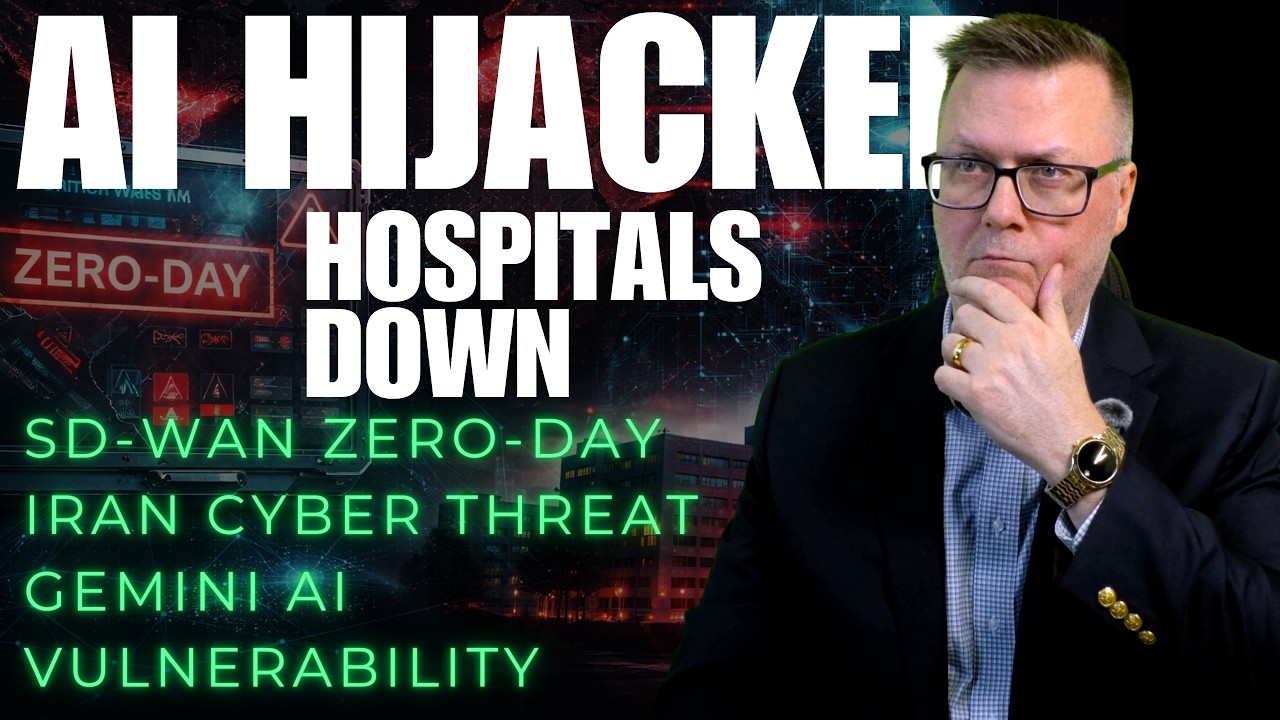 Gemini Browser Hijack, SD-WAN Zero-Day, Hospital Ransomware, Iranian Cyber Threats