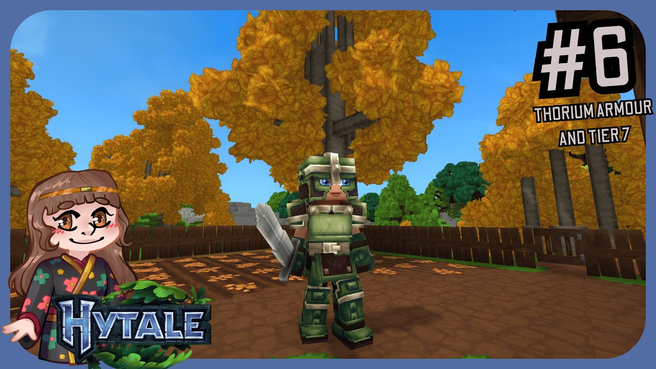 Hytale: Episode 6: Finally getting Thorium armour and Tier 7!