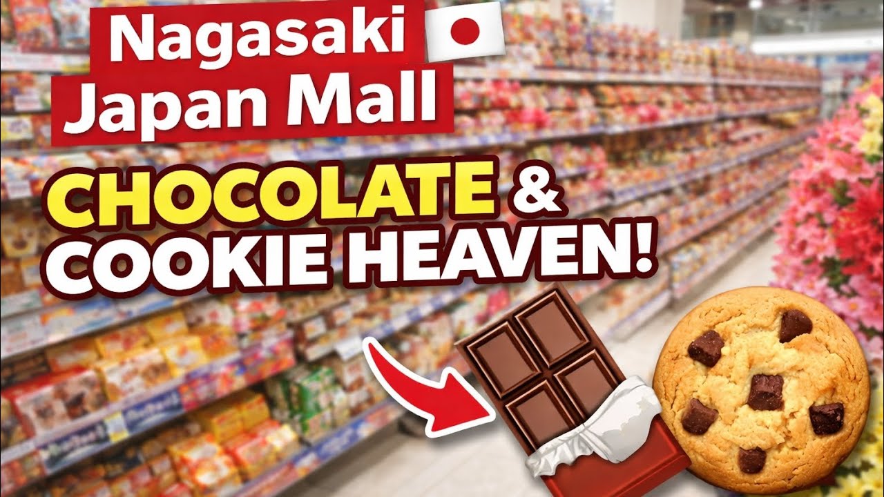 Inside Nagasaki Japan Mall 🇯🇵 | Chocolate & Cookie Heaven 🍫😍. 