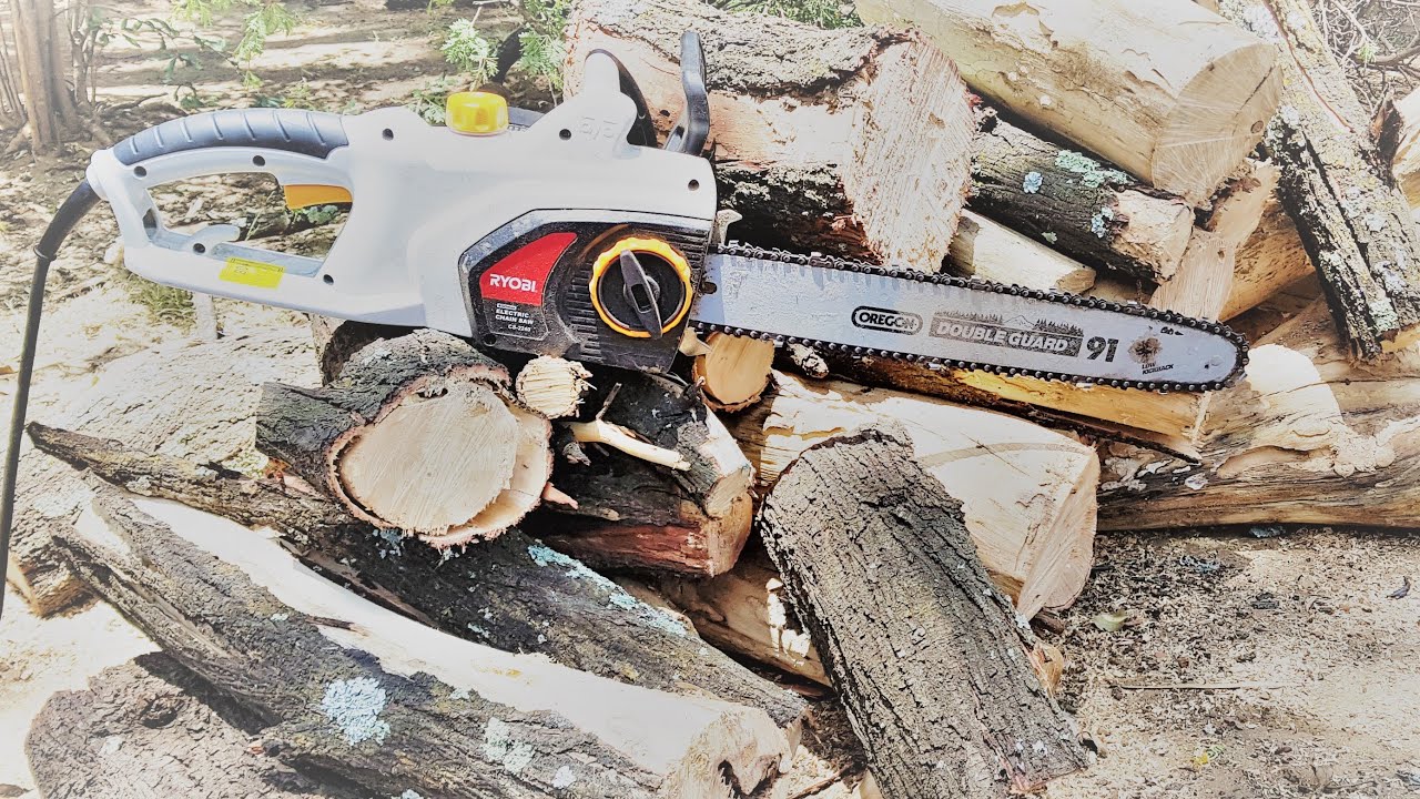 Ryobi electric chainsaw 2200w 400mm unboxing
