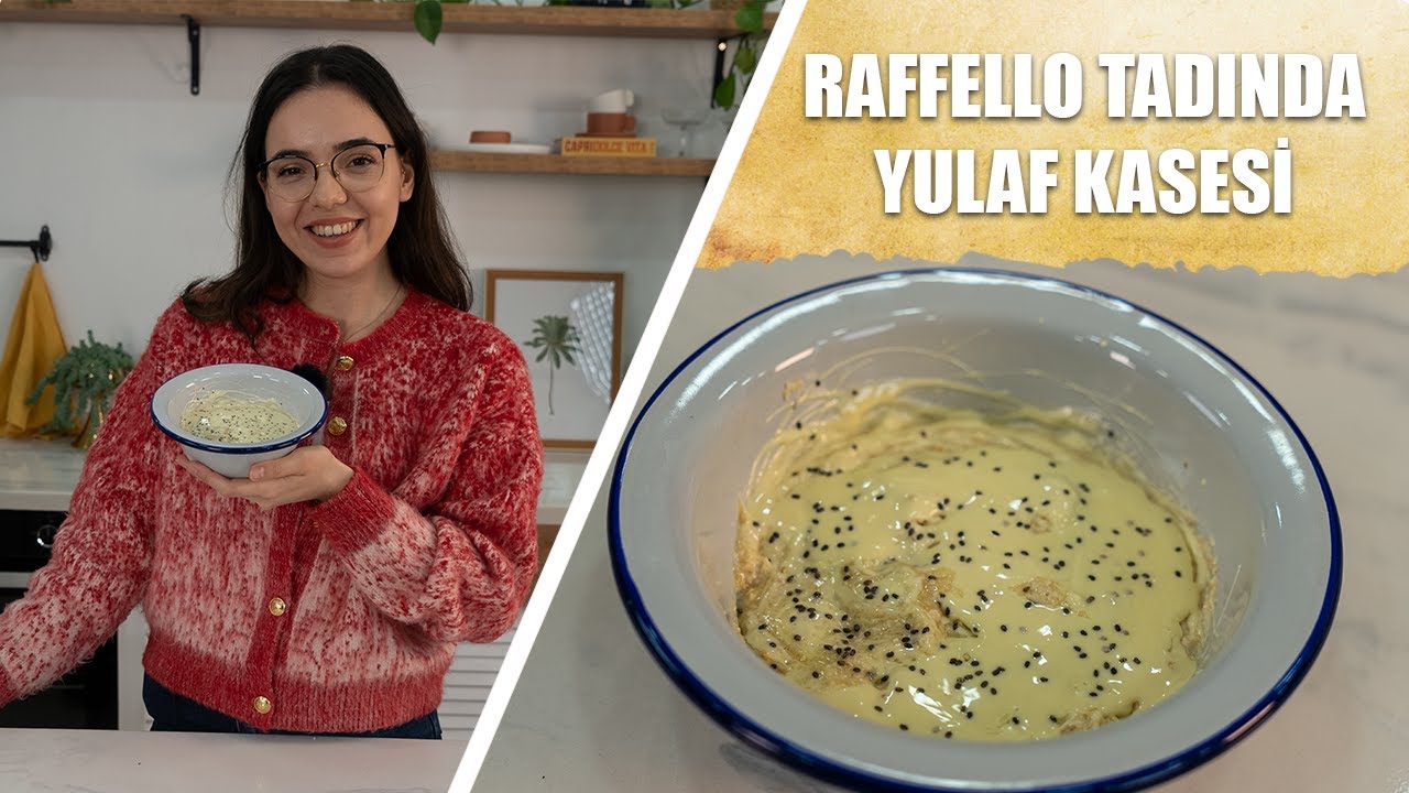 Raffaello Tadında Yulaf Kasesi