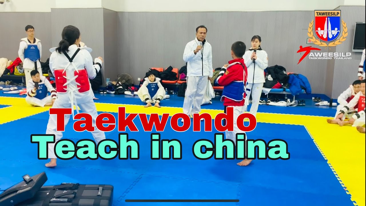 Teaching taekwondo in China