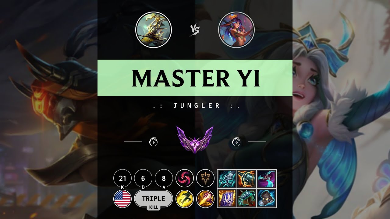 Master Yi Jungle vs Lillia - NA Master Patch 14.10
