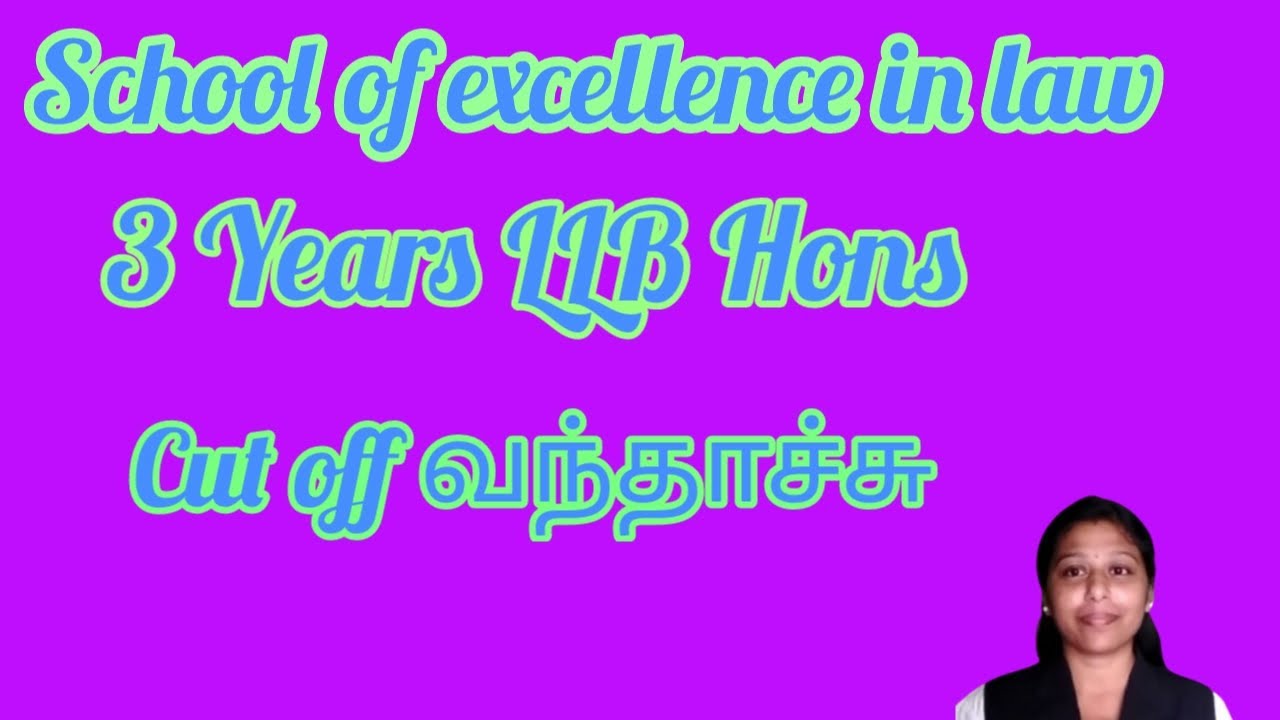 3 Years LLB Hons SOEL|Cut off|school of excellence in law