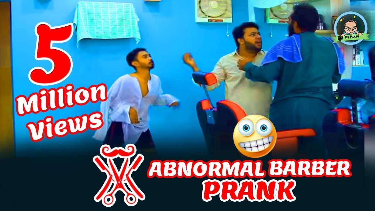 | ABNORMAL BARBER PRANK | By Nadir Ali & Team In | P4 Pakao | 2017