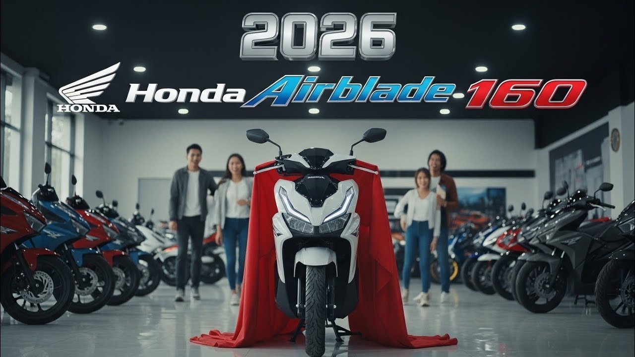 Bagong 2026 Honda Airblade 160 Best as First Look Scooter with Advanced Sa wakas ay inilunsad na.!!!