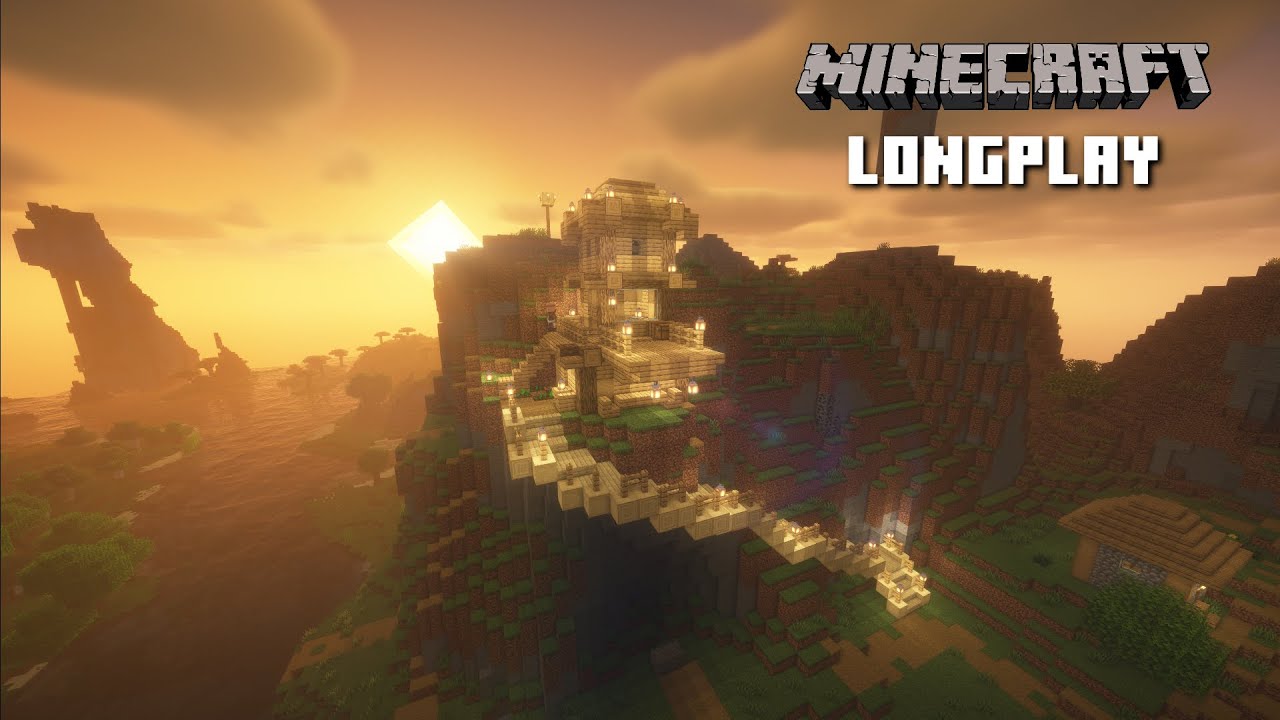 Minecraft Longplay 4K – Building the Village Chief’s House (No Commentary, Relaxing Survival)