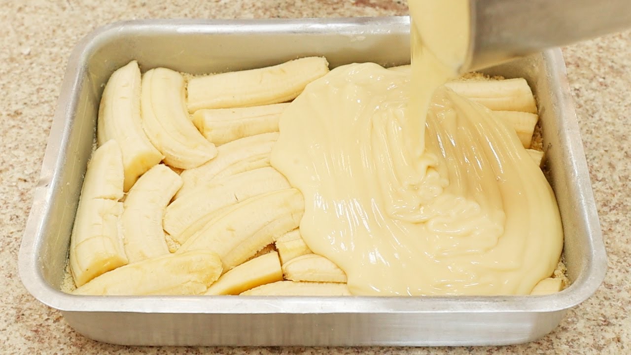 QUER UMA TORTA DE BANANA SUPER CREMOSA? ENTÃO FAZ DESSE JEITO! FÁCIL-SABOR INCRÍVEL-Isamara Amâncio