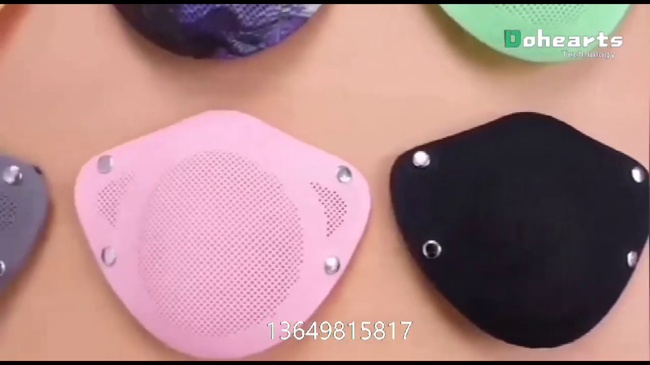 Food Grade KN95 Silicone Washable Reusable Breathing Respirator Anti Virus Mouth Mask Medical Filter