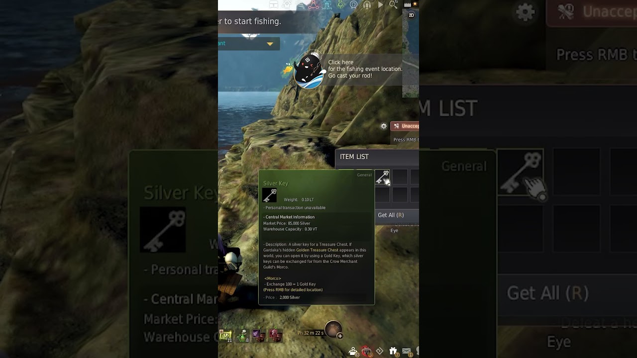 NEW Edania Fishing Spots For Prize Fish AND Golden Keys in Black Desert Online!