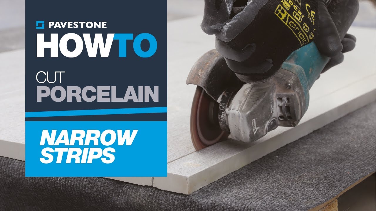 How To Cut Narrow Strips in Porcelain Paving