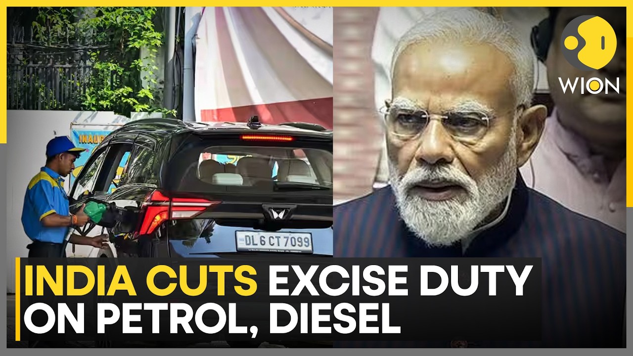 India Fuel Crisis: India Cuts Excise Duty on Petrol & Diesel | Big Relief for Consumers | WION