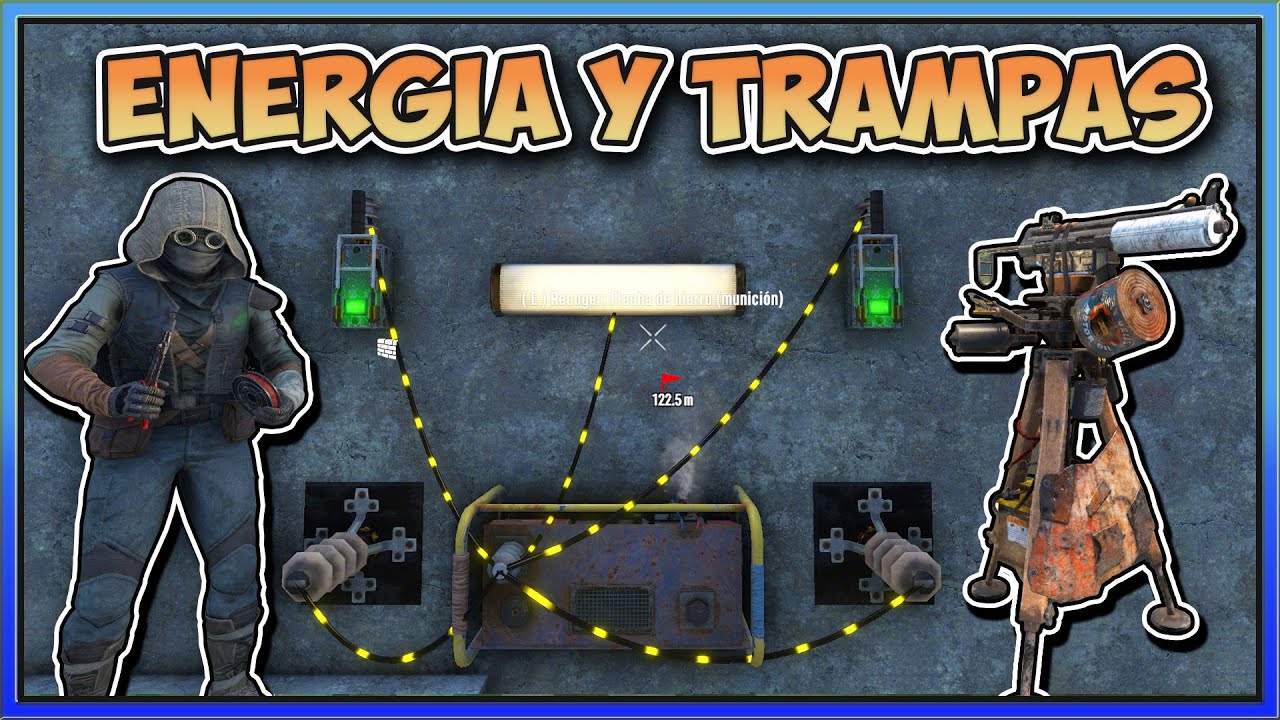 GUIA ELECTRICIDAD Y TRAMPAS EN 7 DAYS TO DIE - SOBREVIVE LA 1° SEMANA