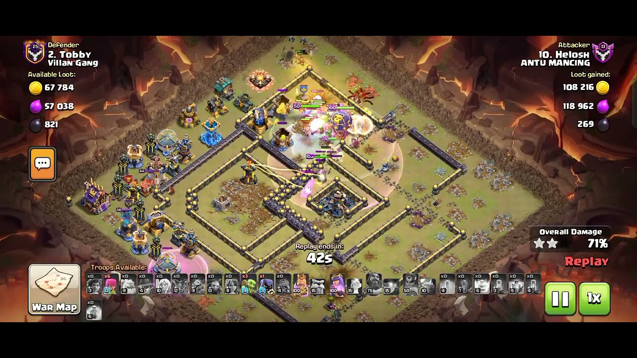 TH 17 To TH18 3 star attack 