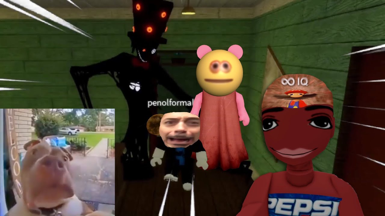 Noob Piggy Can't Catch Me (Roblox Piggy Funny Moments/Montage)