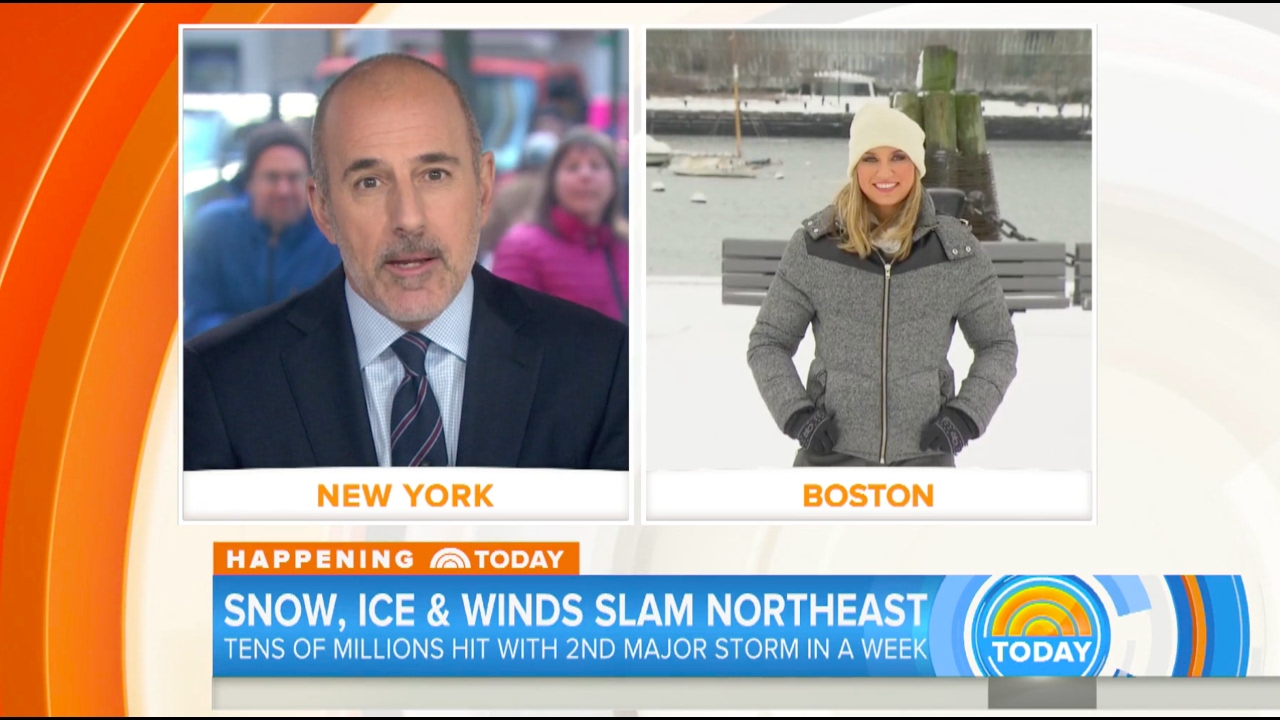Indra Petersons TODAY show Bombogenesis