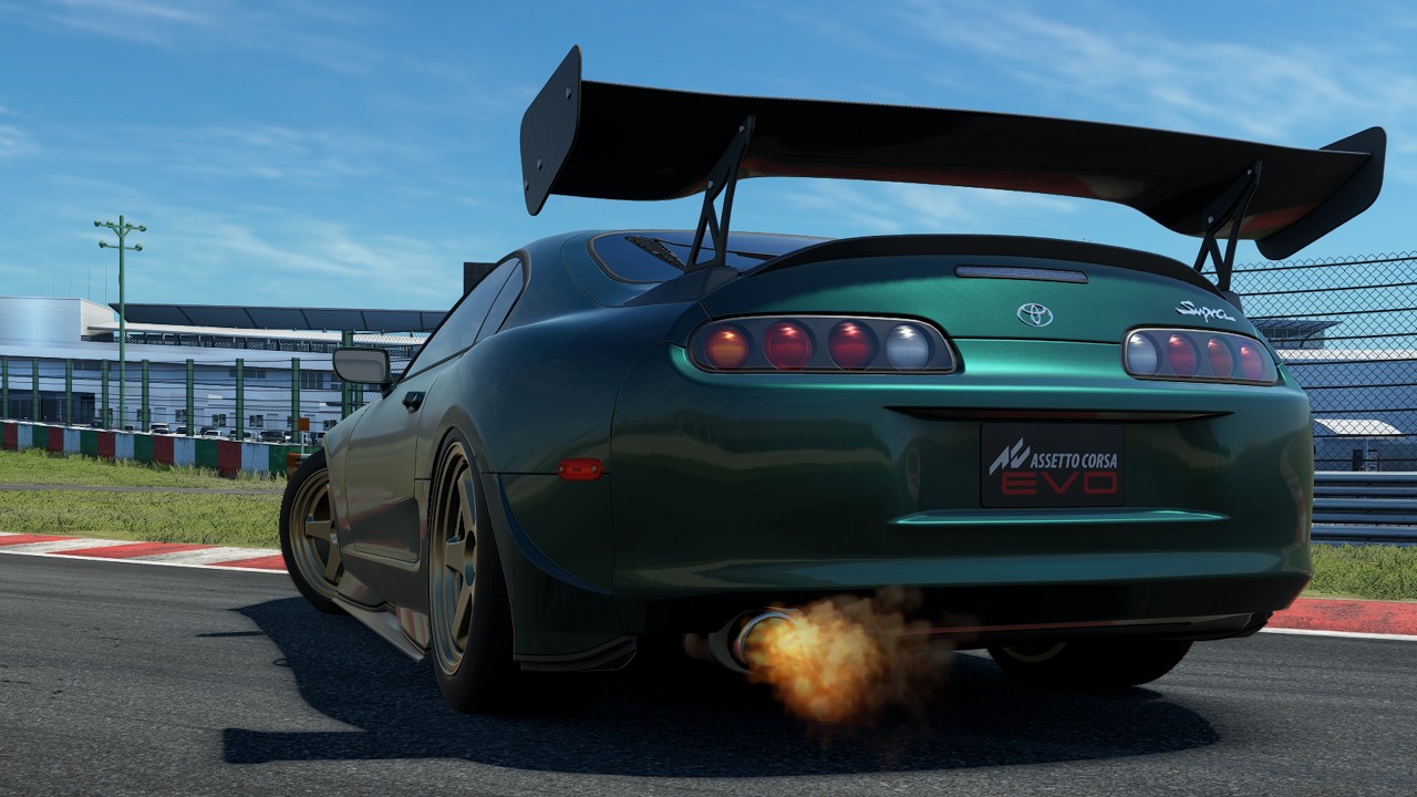 Assetto Corsa Evo Toyota Supra MKIV Drift Tune Practice laps
