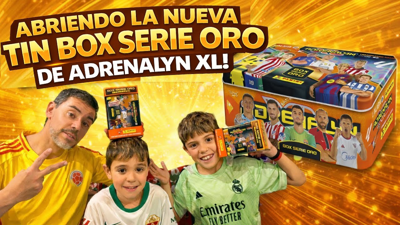 ABRIMOS LA NUEVA TIN BOX SERIE ORO de ADRENALYN XL 🟡🔥