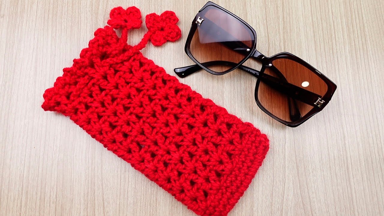 🔴COMO TEJER ESTUCHE para LENTES a CROCHET ‼