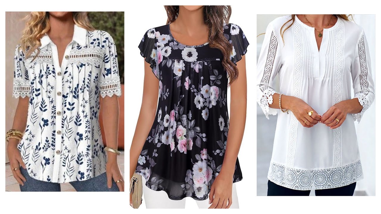 Moda 2025 BLUSAS BONITAS 100”Ideas De blusas bonitas MODELOS casuales 24/25 #fashion #shirts #style