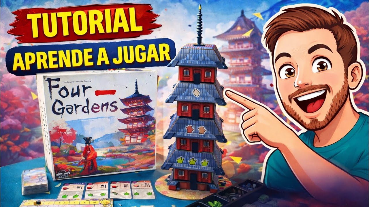 FOUR GARDENS | Cómo se juega | TUTORIAL FÁCIL | Belleza en 3D