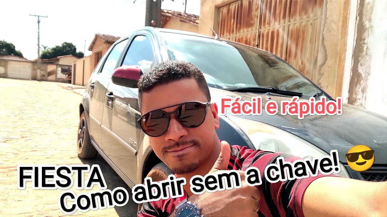 Fiesta travado c chave dentro, como abrir! Fácil e rápido! #ford #focus #fusion #fordka #ecosport