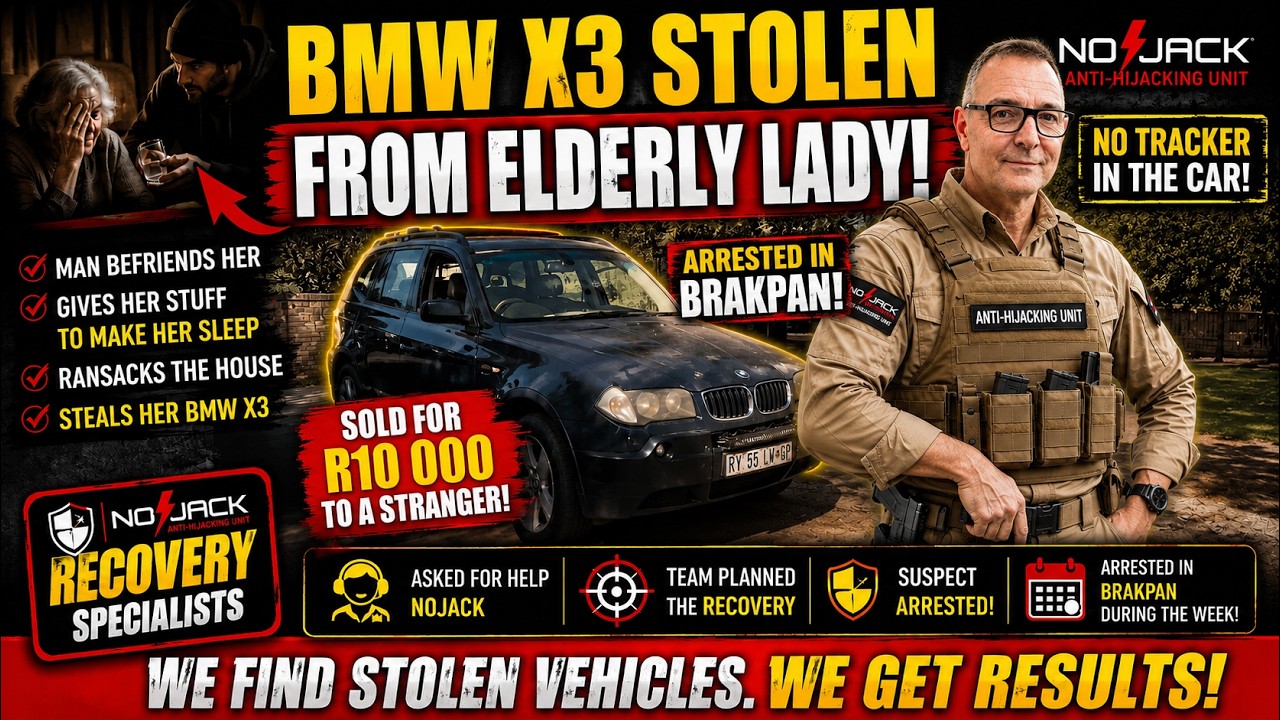 STOLEN BMW X3 SOLD FOR R10K - RECOVERED WITHOUT TRACKING