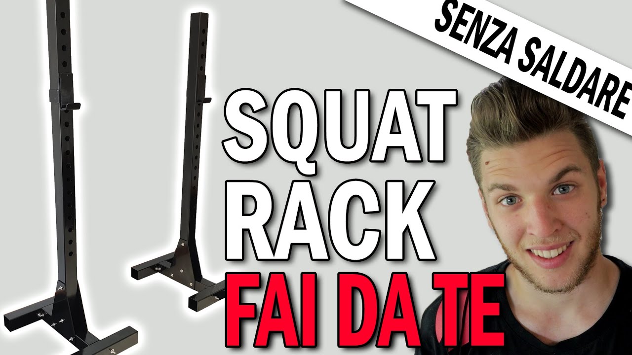 Come Costruire un RACK SQUAT STAND Senza Saldare - Home Gym FAI DA TE - NUOVO STUDIO #5