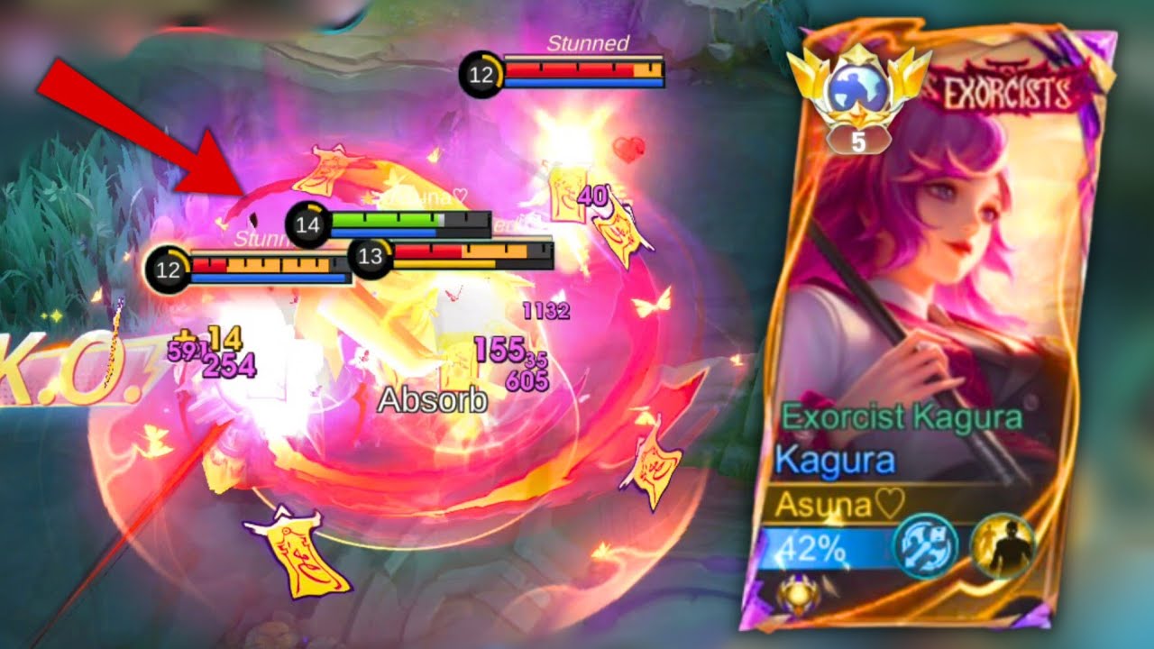 EXORCIST KAGURA BURST BUILD 2025 GAMEPLAY l Mobile Legends