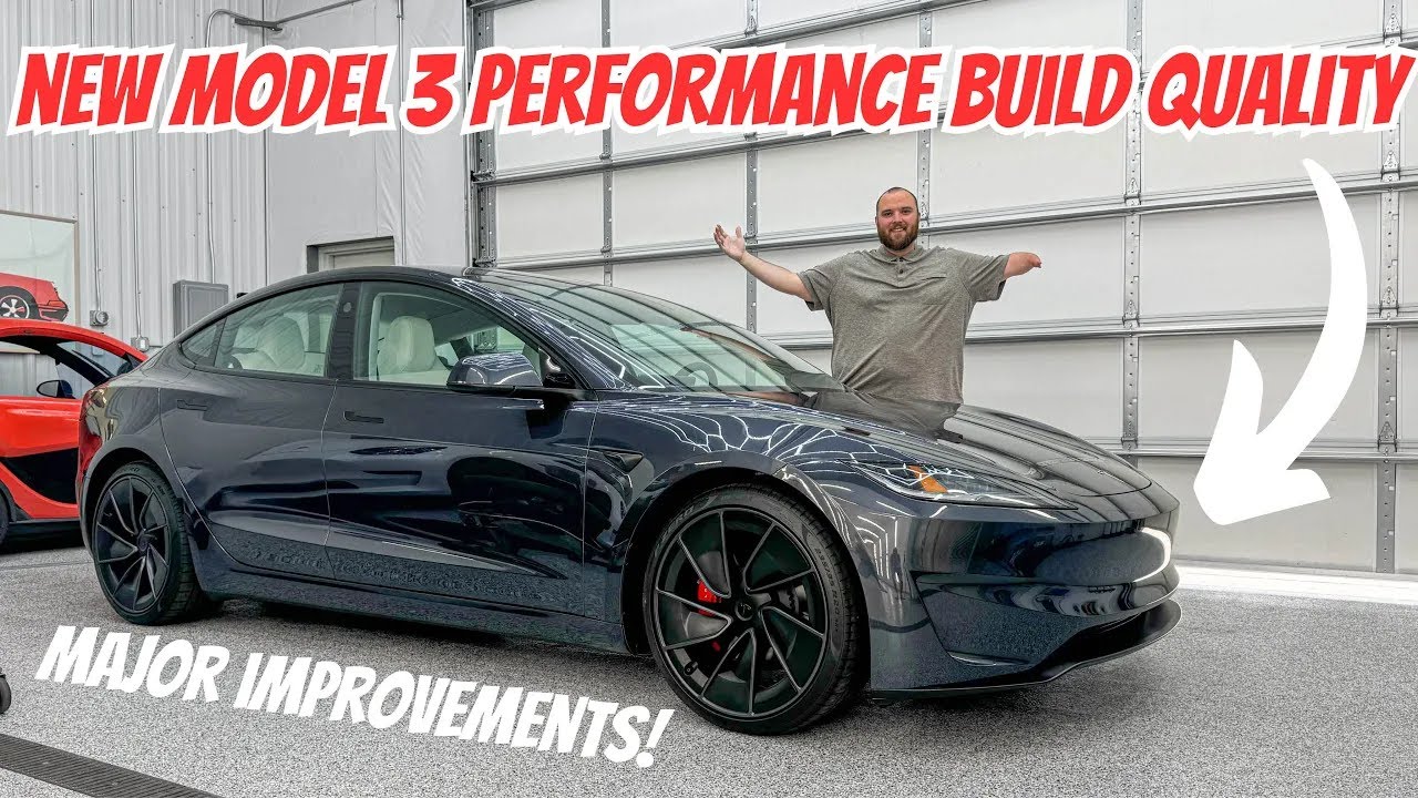 Обновление характеристик новой Tesla Model 3. Подробный анализ качества сборки!