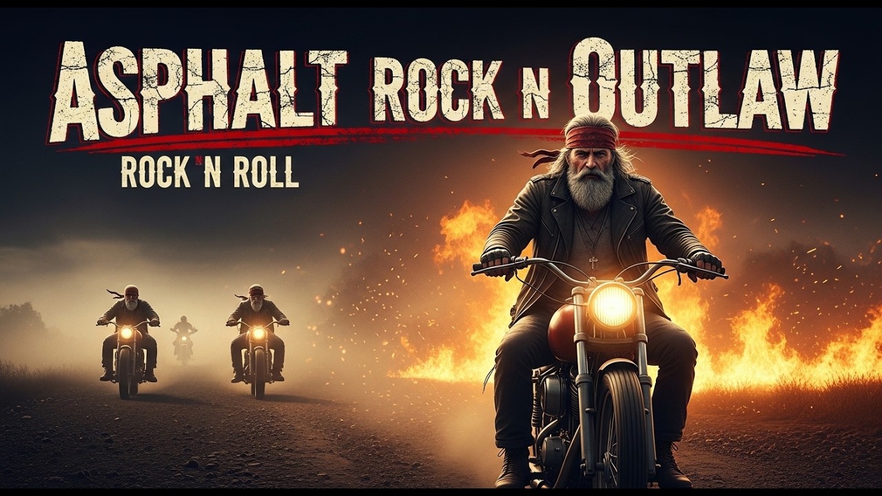 Asphalt Rock N Outlaw 🎸 Endless Highway Pulse 🔥 Rock n Roll Rides the American Horizon 🇺🇸