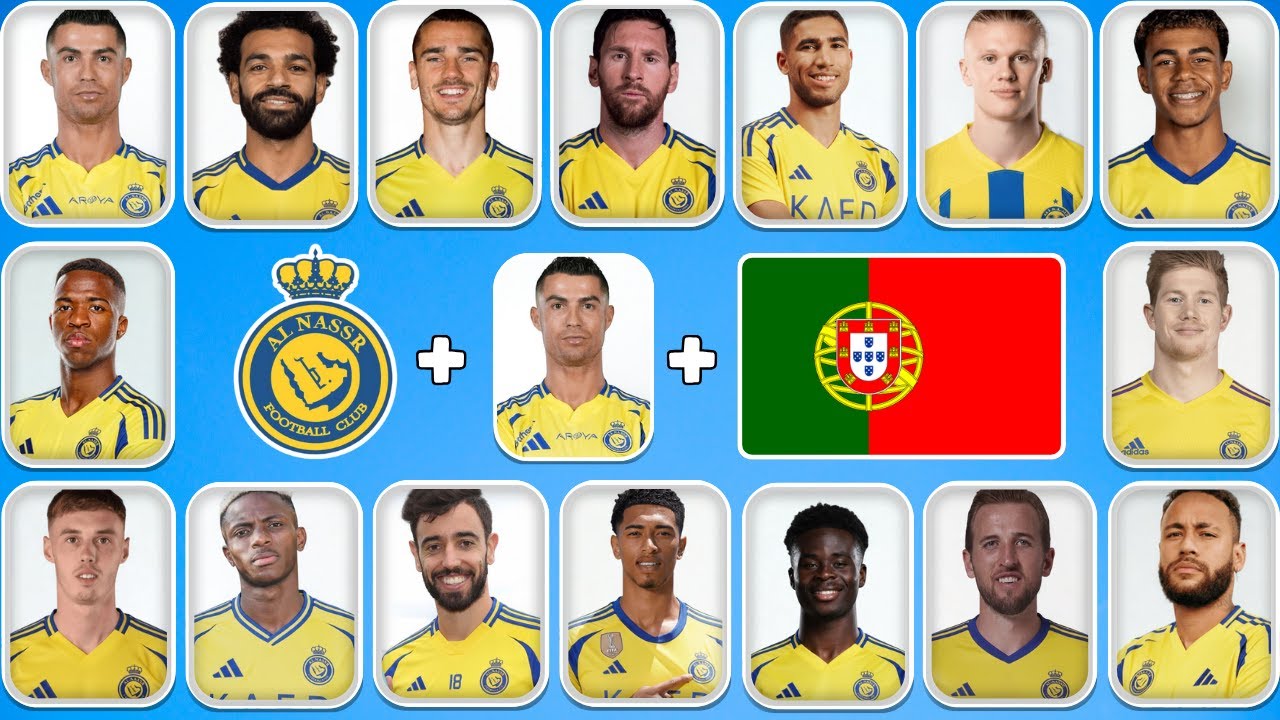 هل يمكنك تخمين اسم اللاعب من خلال الأغنية، والقميص والنادي والجنسيه؟🤔⁉️  رونالدو، ميسي، نيمار