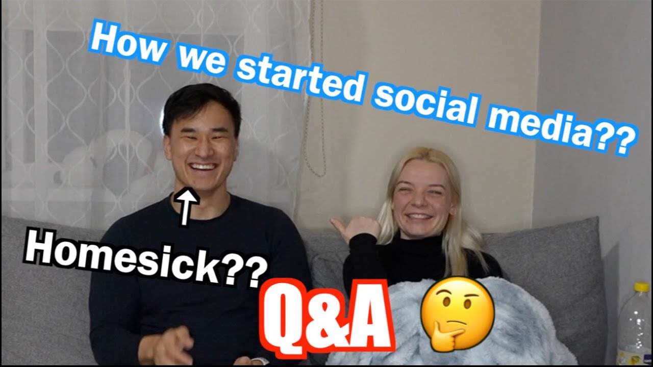 Japanese & Estonian couple answering questions!