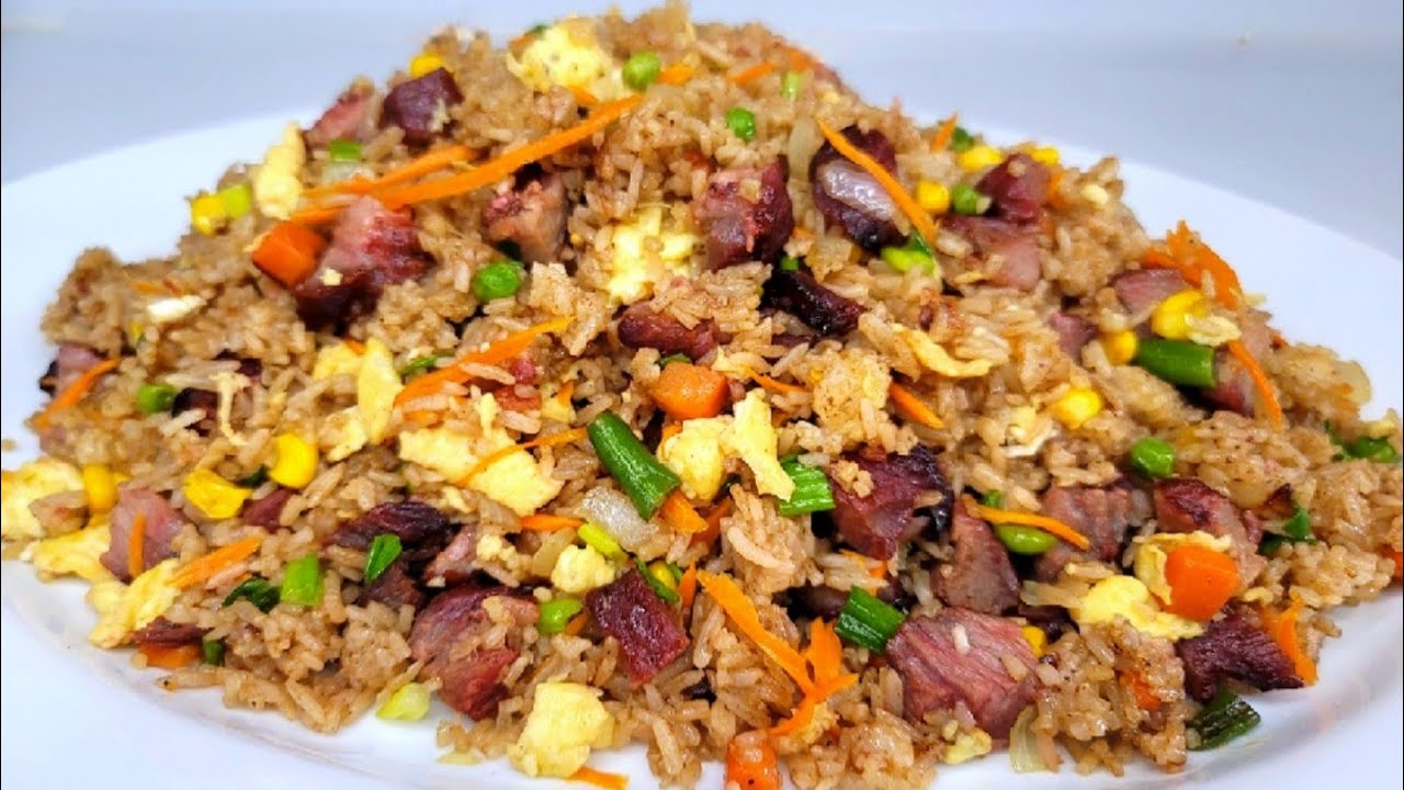 Roast pork/char siu pork fried rice | recipe better than take-out