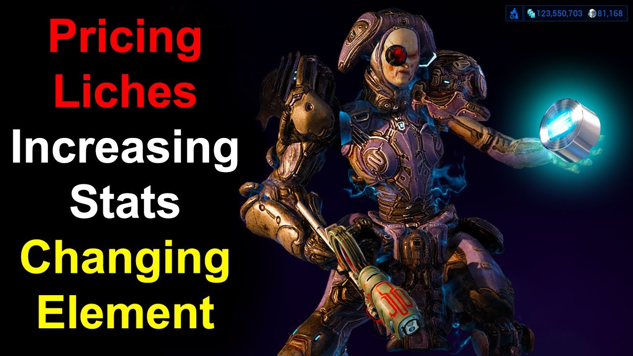 Warframe How to Price Kuva Liches, Change Stats & Elements