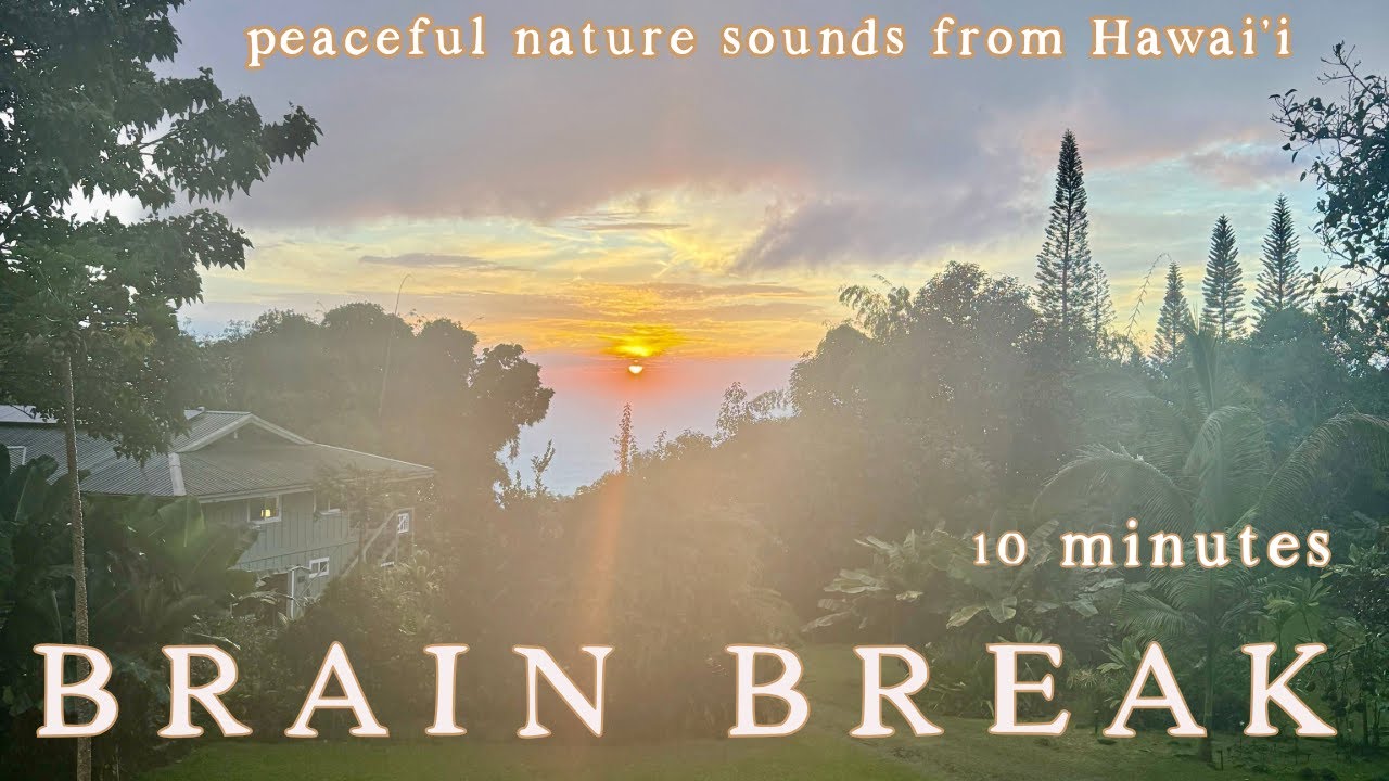197. Interlude: My husband broke his arm. Enjoy beautiful nature sounds from Hawaii. (See notes)