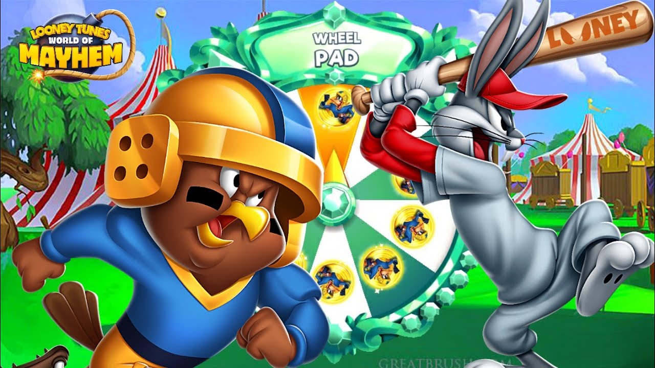 3x Pad Wheel & Town Night - Looney Tunes World of Mayhem