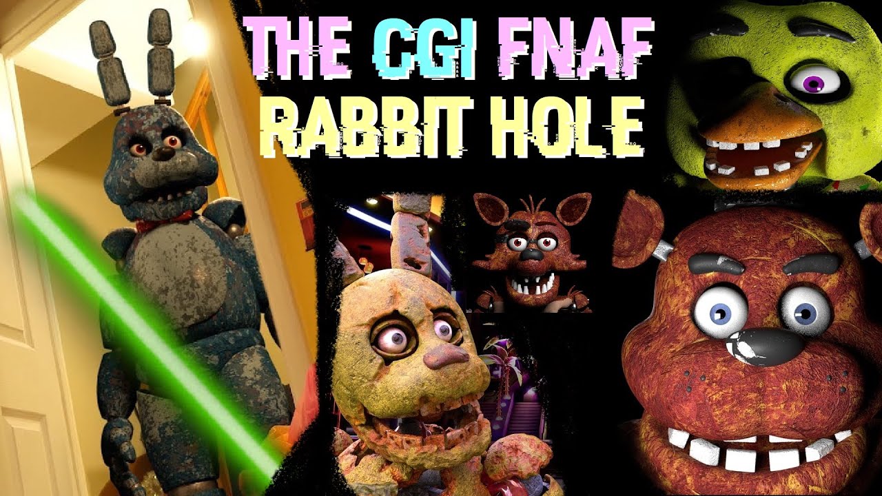 THE FNAF CGI RABBITHOLE - BubbleGumMonsters Five Nights at Freddy's Movie Retrospective