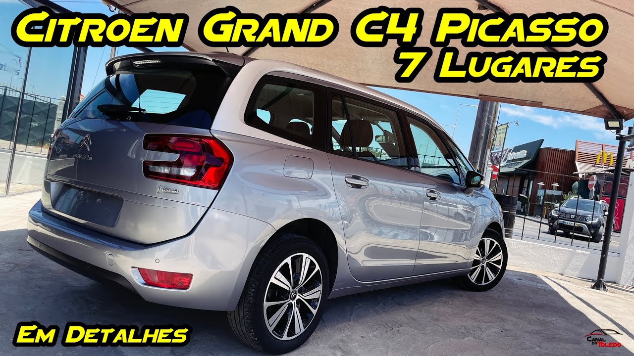 Citroen Grand C4 Picasso Hdi com 7 Lugares, Um Carro Perfeito pra Família