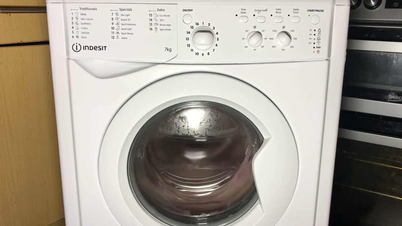 indesit IWC71252W - 28 minute final spin