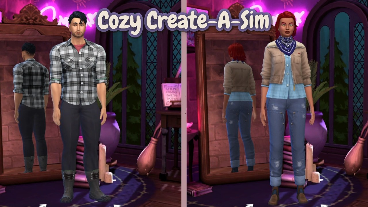 Cozy Create-A-Sim 🌿 | Firefighter + Ranch Hand | The Sims 4 CAS | No Commentary | Relaxing Gameplay